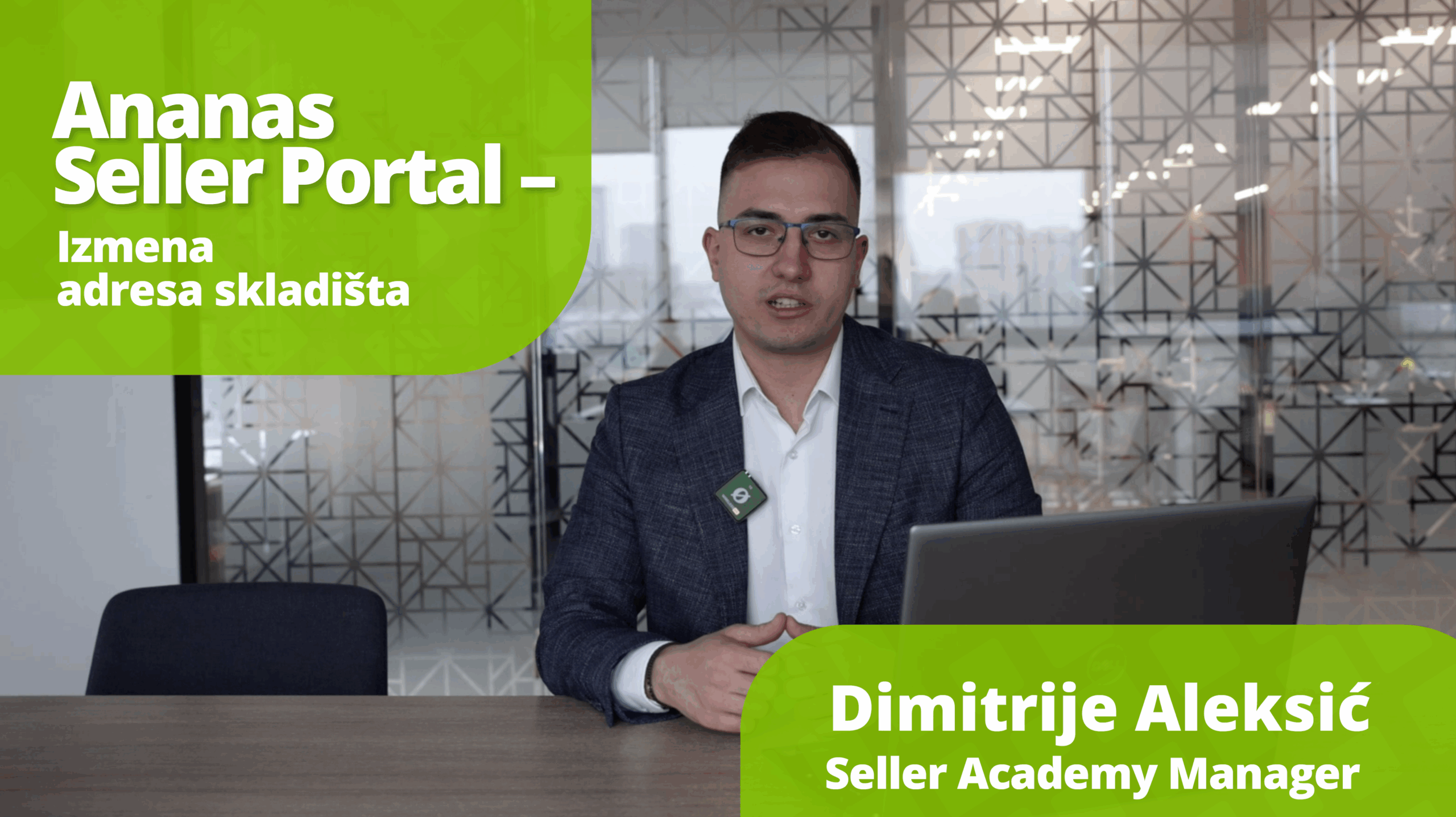 Ananas Seller Portal – Izmene adresa skladišta