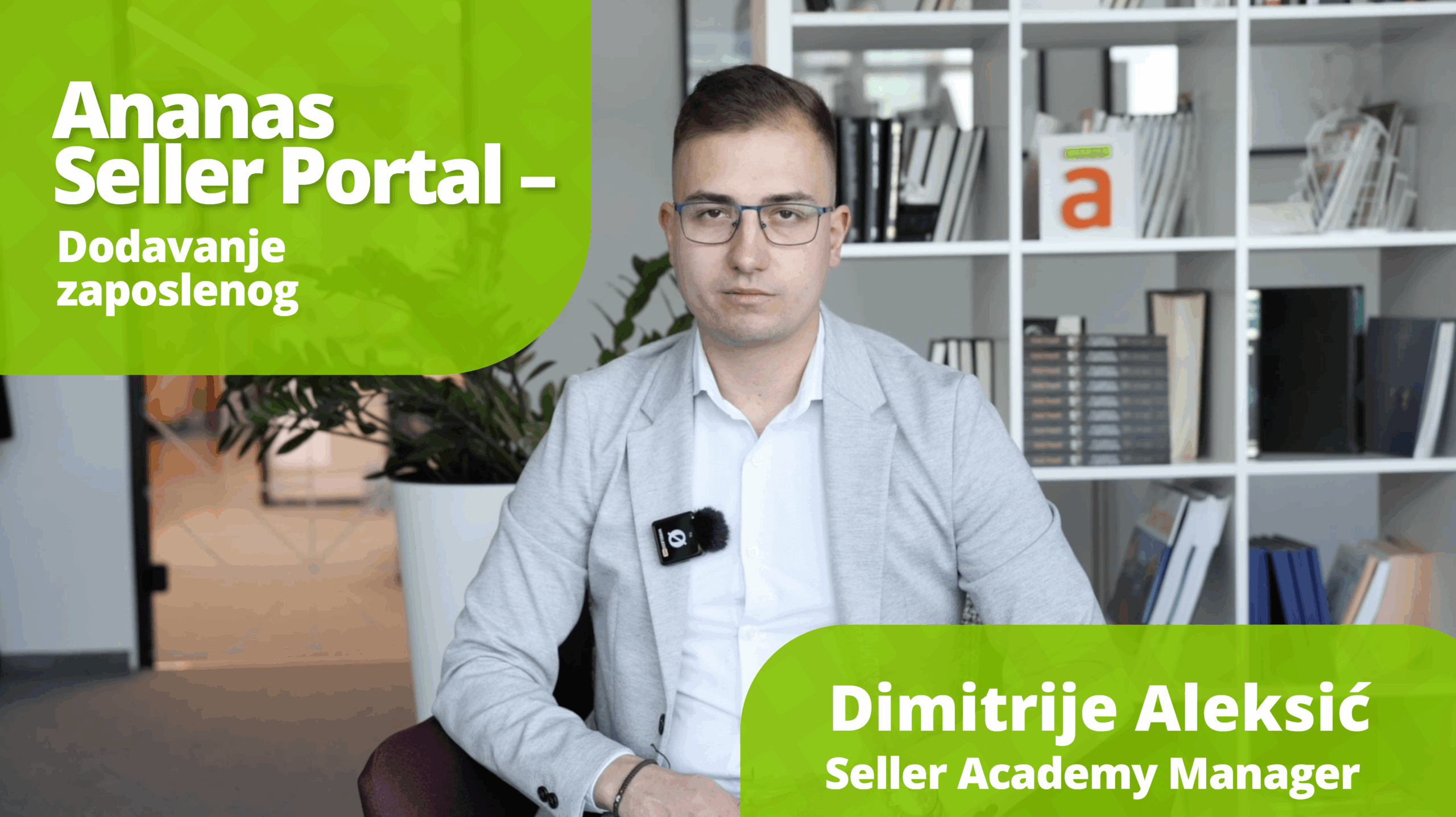 Ananas Seller Portal – Dodavanje zaposlenog