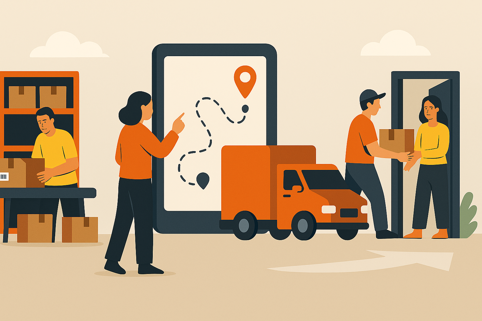 Proces Last Mile Delivery-a 