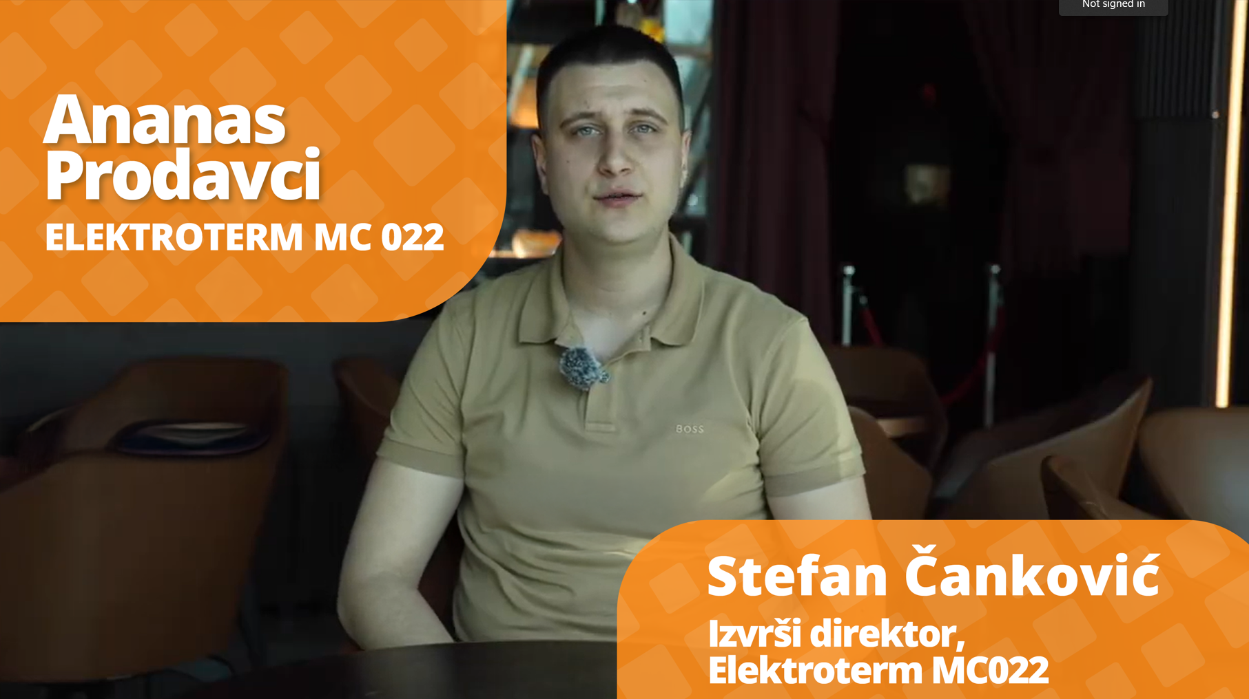 Ananas prodavci – ELEKTROTERM MC 022