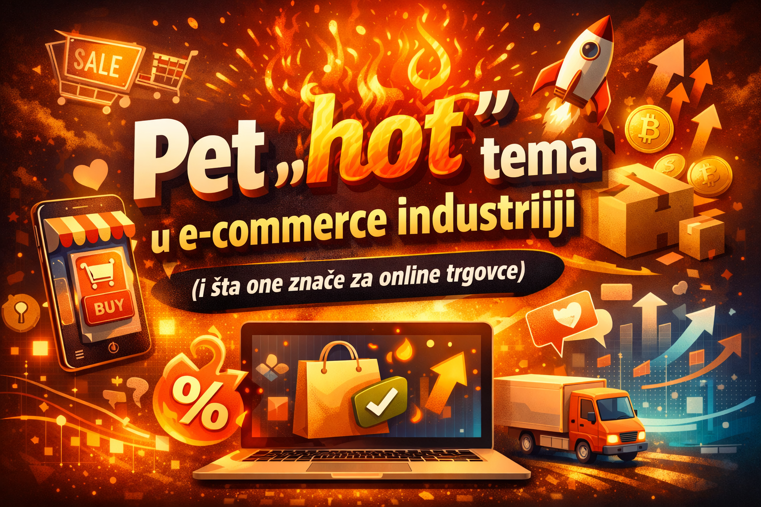 Pet „hot“ tema u e-commerce industriji (i šta one znače za online trgovce)