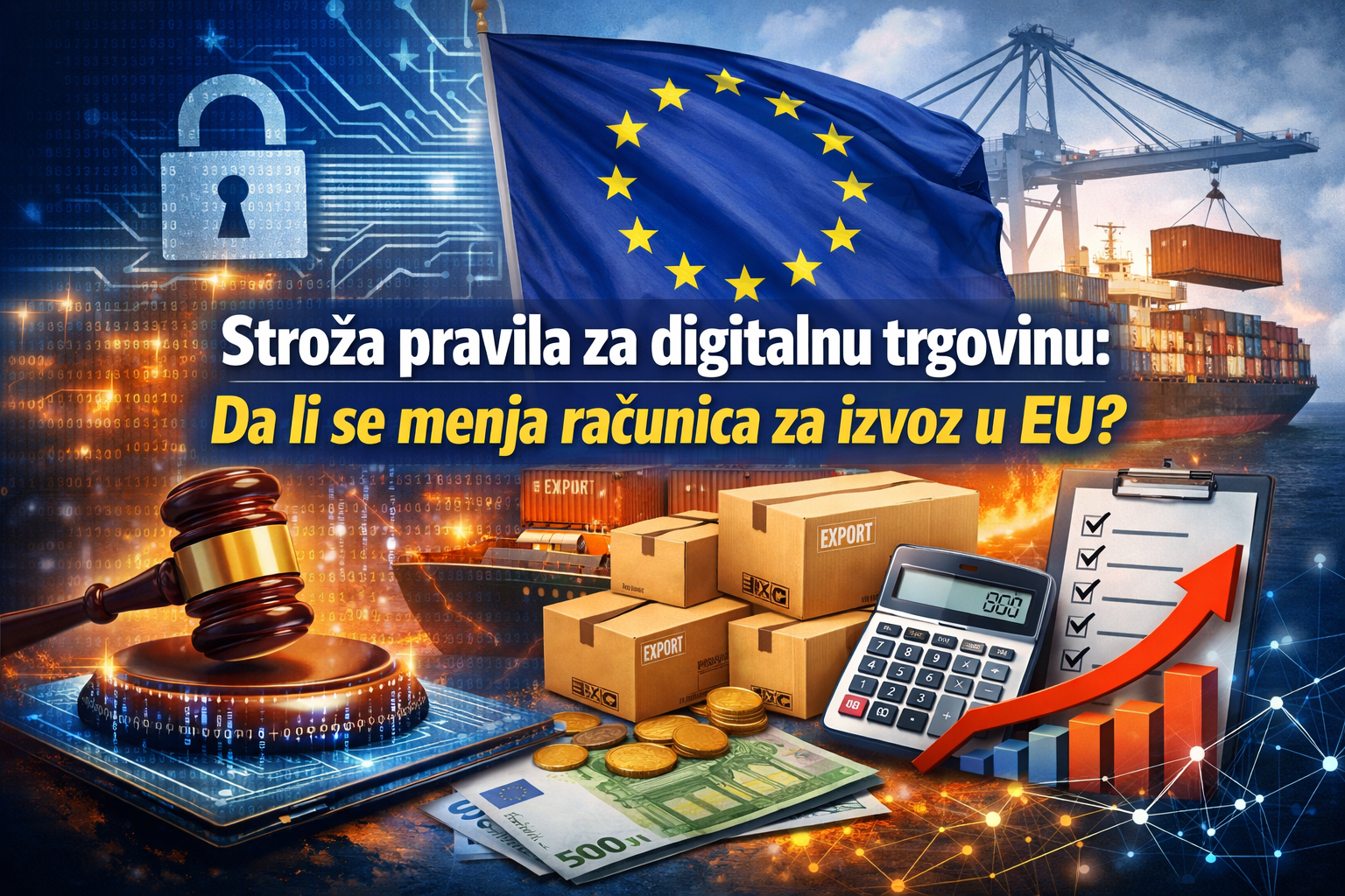Stroža pravila za digitalnu trgovinu: Da li se menja računica za izvoz u EU?